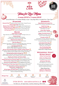 Dine for less from 30 July